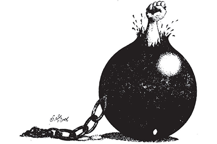 مهم‌ترین آثار کارتونیست‌های ایران در روز‌های پیروزی انقلاب اسلامی (۲) | شکستن حصار شب