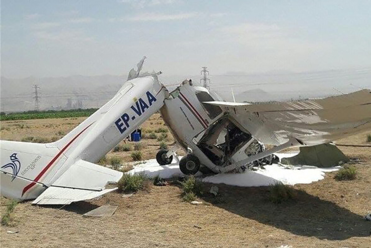 سقوط هواپیمای فوق سبک در کاشمر ۲کشته برجای گذاشت (۱۴ بهمن ۱۴۰۰)