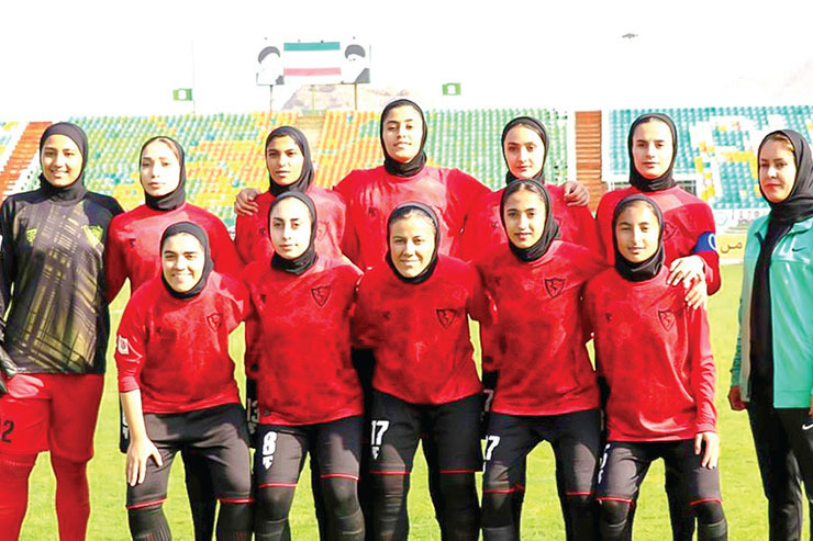 برد کیان مشهد در لیگ برتر فوتبال بانوان