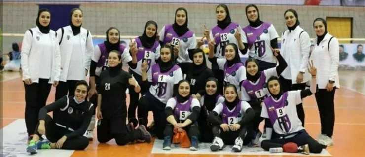 قهرمانی تیم سردار آزمون در لیگ یک والیبال زنان