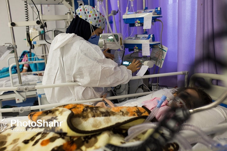 افزایش آمار ابتلای کودکان در موج ششم کرونا | ظرفیت تخت‌های بیمارستان اکبر مشهد افزایش یافت
