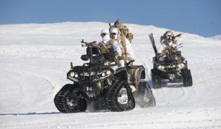 ویدئو | رزم در برف یگان‌های ویژه نیروی زمینی سپاه