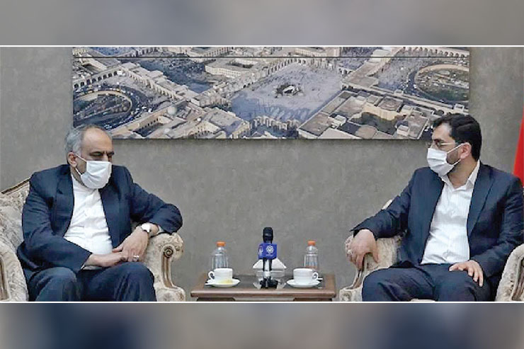 شهردار مشهد در دیدار با سفیر ایران در تاجیکستان: اساس ارتباط ما باید از طریق زبان فارسی باشد