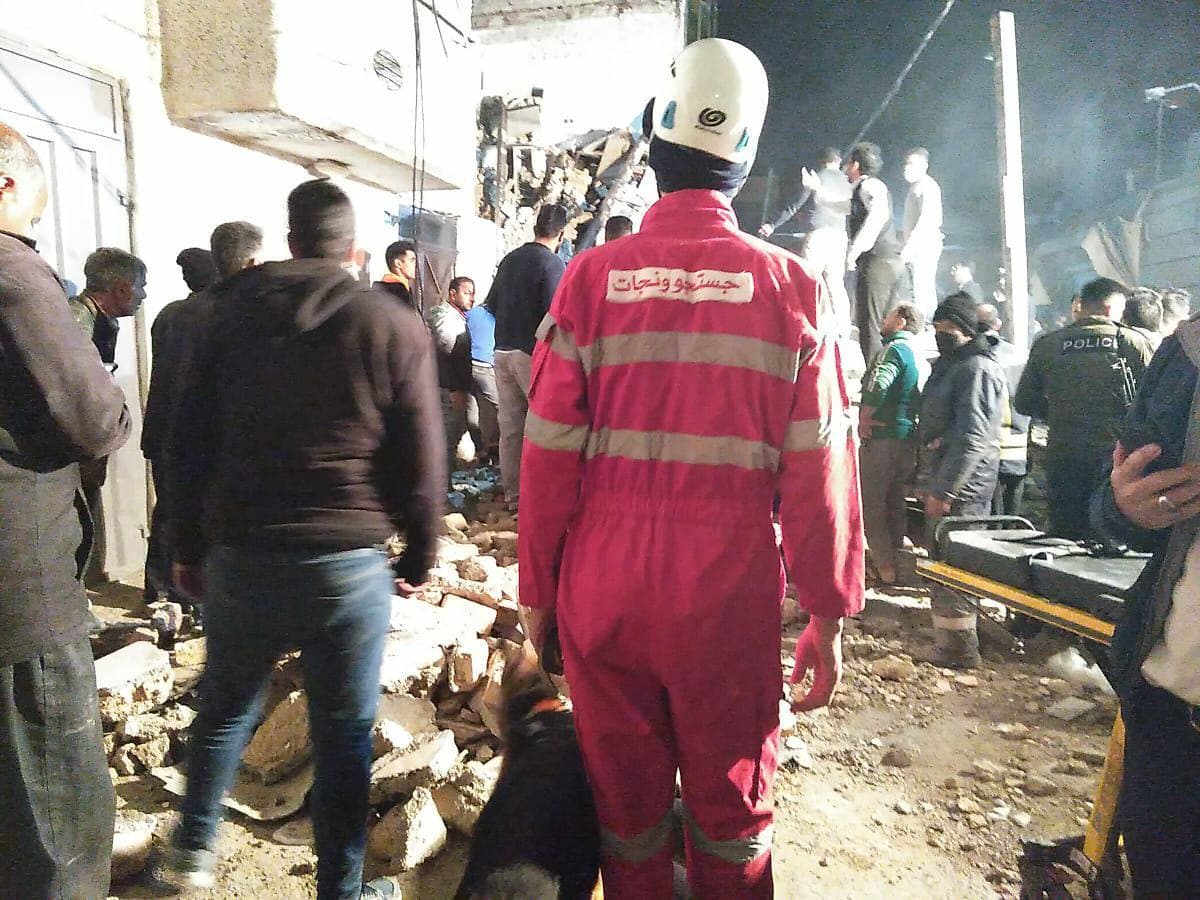 مرگ ۹ نفر بر اثر انفجار خانه‌ای در رباط کریم تهران + فیلم