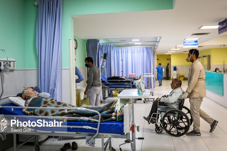 افزایش ۳ برابری بستری بیماران کرونایی در بیمارستان هاشمی نژاد مشهد