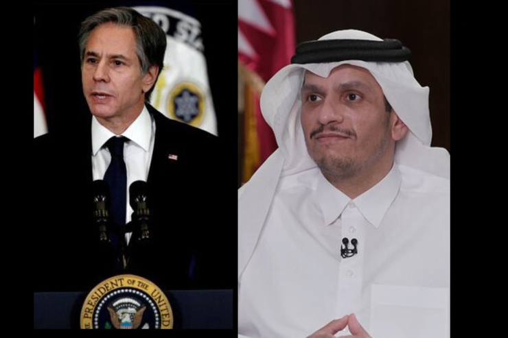 وزیر خارجه آمریکا برای از سرگیری پروازهای کابل با همتای قطری خود رایزنی کرد