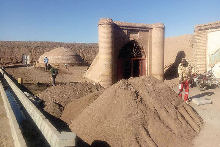 آب انبار قاجاری روستای اکبرآباد رشتخوار در انتظار مرمت
