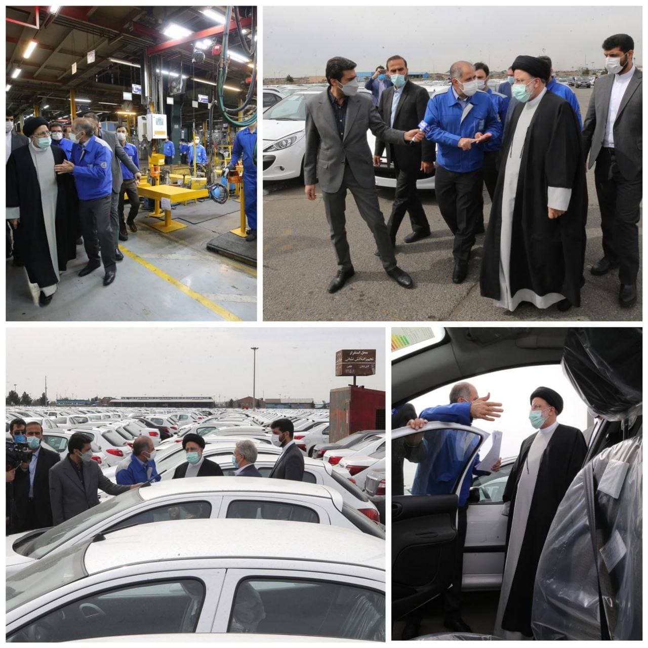 بازدید سرزده رئیس جمهور از ایران خودرو