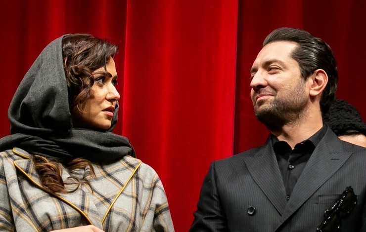 عروسی بهرام رادان و پریناز ایزدیار در سریال جیران + فیلم