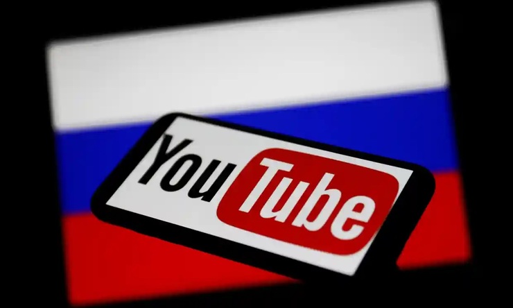 دسترسی مردم به رسانه‌های دولتی روسیه در یوتیوب مسدود می‌شود