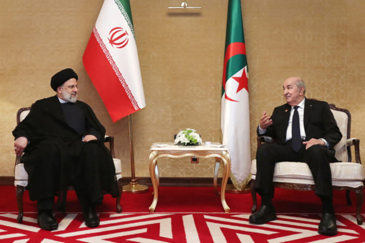 رئیسی در دیدار با رئیس جمهور الجزایر: مواضع حق‌طلبانه الجزایر برابر رژیم صهیونیستی ارزشمند است