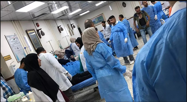 آتش‌سوزی در دومین بیمارستان بیماران کرونایی در بغداد