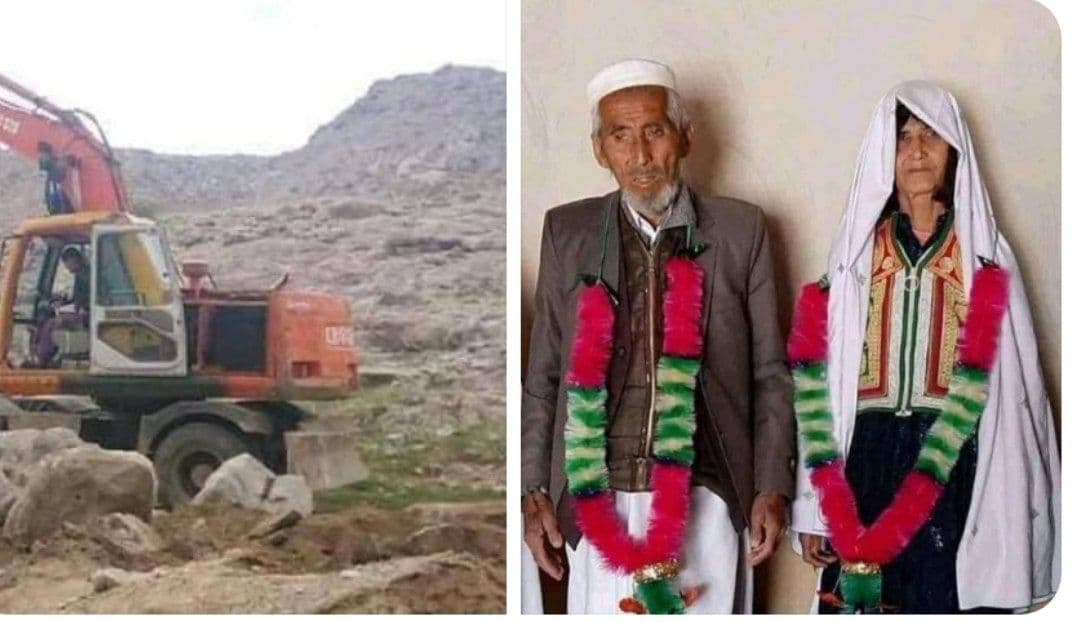 پیرمرد و پیرزن افغان هزینه حج خود را وقف ساخت سد کردند + عکس