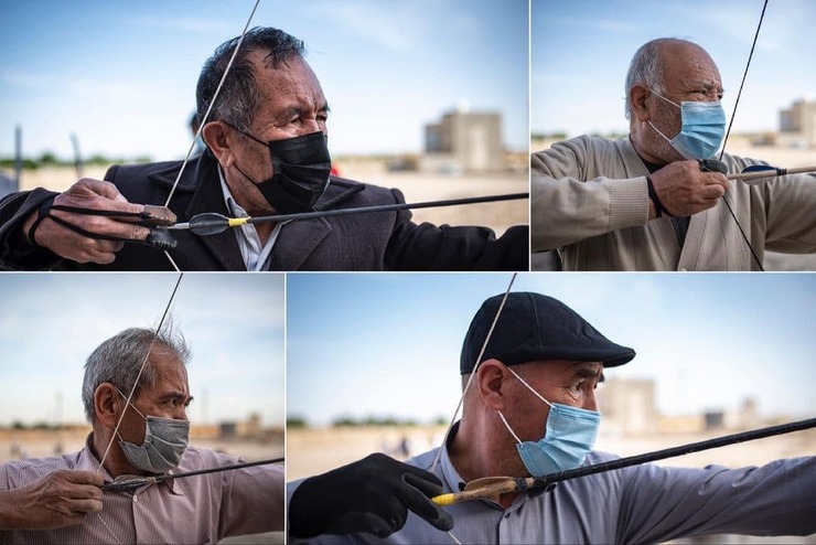 مردان کمان بدست گلشهر + عکس