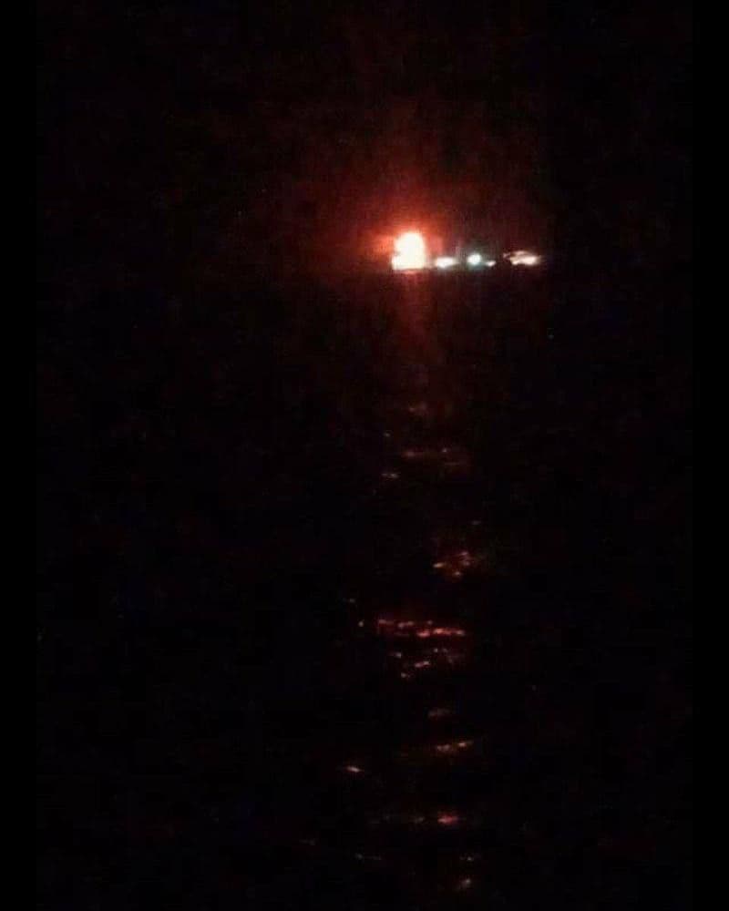 کشتی نظامی خارک غرق شد + تصاویر
