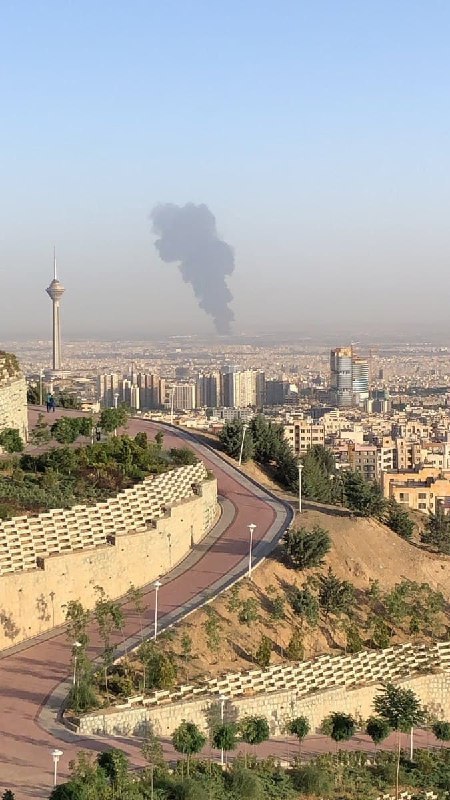 آتش‌سوزی عظیم در جنوب تهران + ویدئو