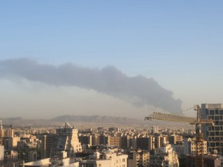 آتش‌سوزی عظیم در جنوب تهران + ویدئو
