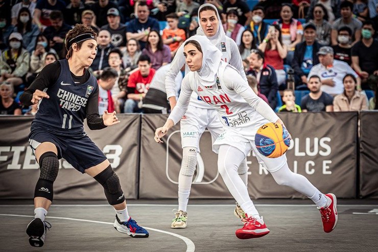 شکست تیم ملی سه نفره زنان ایران در برابر چین تایپه