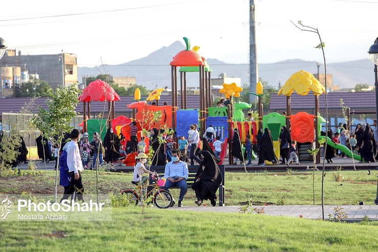 ویدئو | شوروشوق در بوستان «اردیبهشت» مشهد