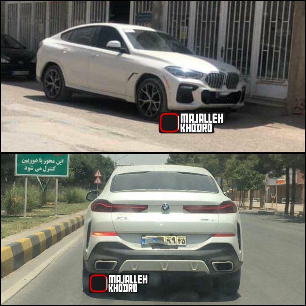مشاهده جدیدترین خودروی بی‌ام‌و x6 در تهران + عکس