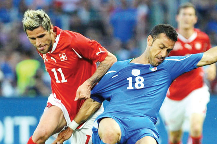 ساعت بازی ایتالیا و سوئیس| آتزوری در فکر صعود