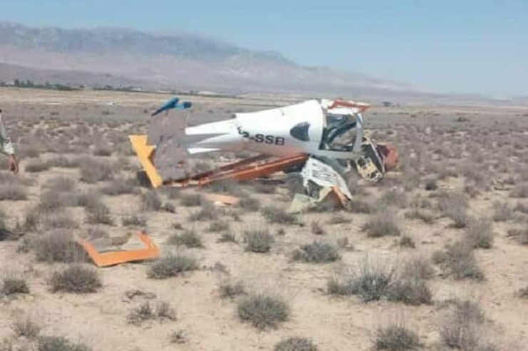 تصاویری از هواپیمای سقوط کرده در خراسان شمالی