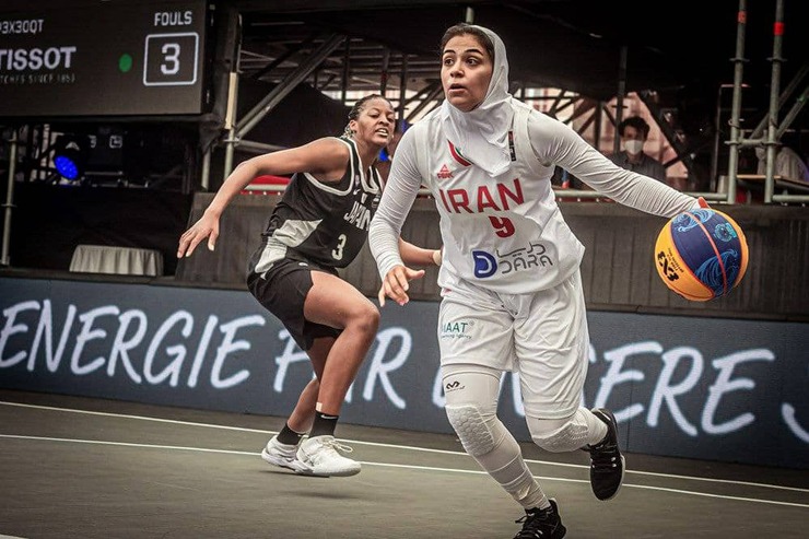 هایلایت دیدار تیم‌ ملی بسکتبال سه نفره زنان ایران مقابل ژاپن