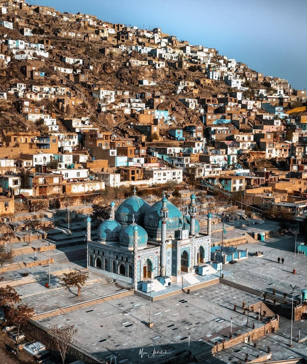 عکسی زیبا از زیارت سخی در کابل + عکس