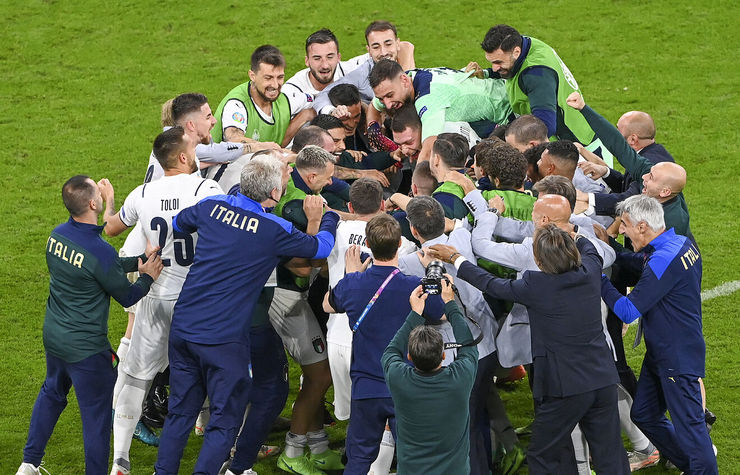 نتیجه بازی ایتالیا و اسپانیا+ ویدئو گل‌ها| آتزوری در فینال یورو