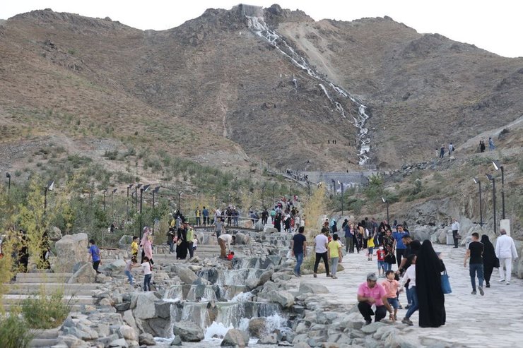 «کوهشار» بزرگترین آبشار مصنوعی کشور افتتاح شد