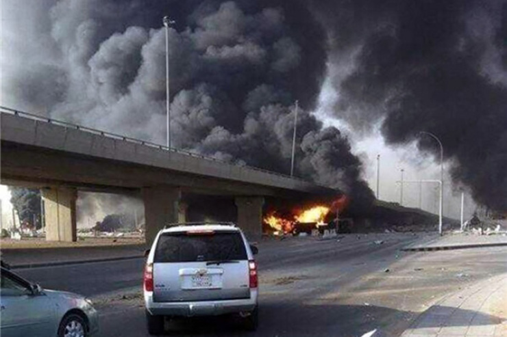 وزارت دفاع عربستان از انفجار در جنوب شرق ریاض خبرداد