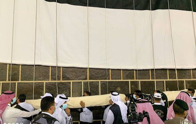 پرده کعبه خانه خدا