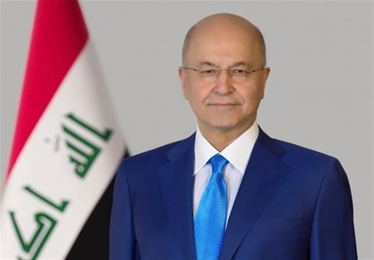 برهم صالح رییس جمهور عراق برای حضور در مراسم تحلیف به ایران می‌آید