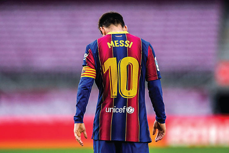 عکس لیونل مسی روی ایفل!| دلارهای قطری برای ستاره سابق بارسلونا