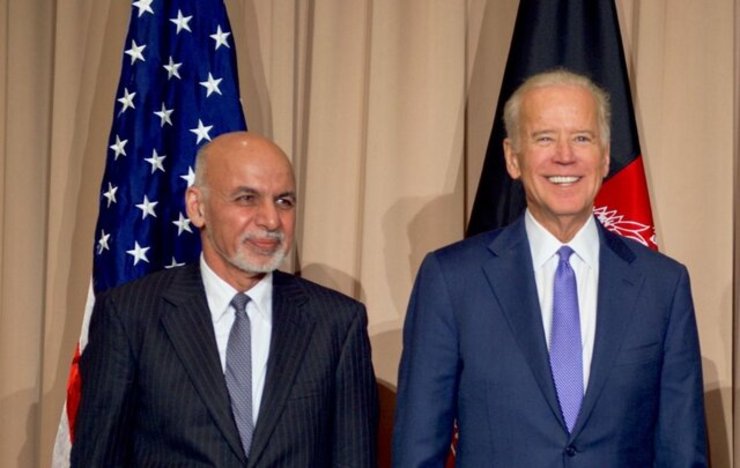 بایدن در گفتگو با غنی بر ادامه حمایت از افغانستان تاکید کرد