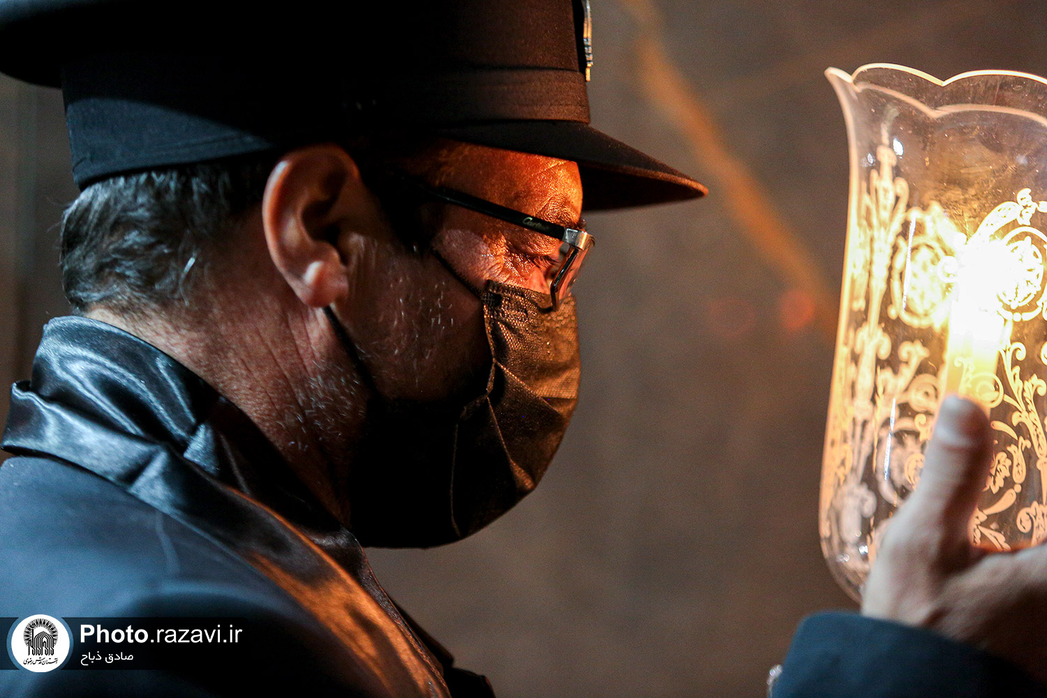 مراسم شام غریبان در حرم مطهر رضوی 