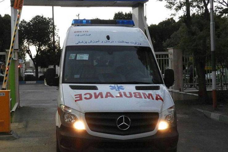 تصادف آمبولانس در تهران موجب مرگ وحشتناک مصدوم شد