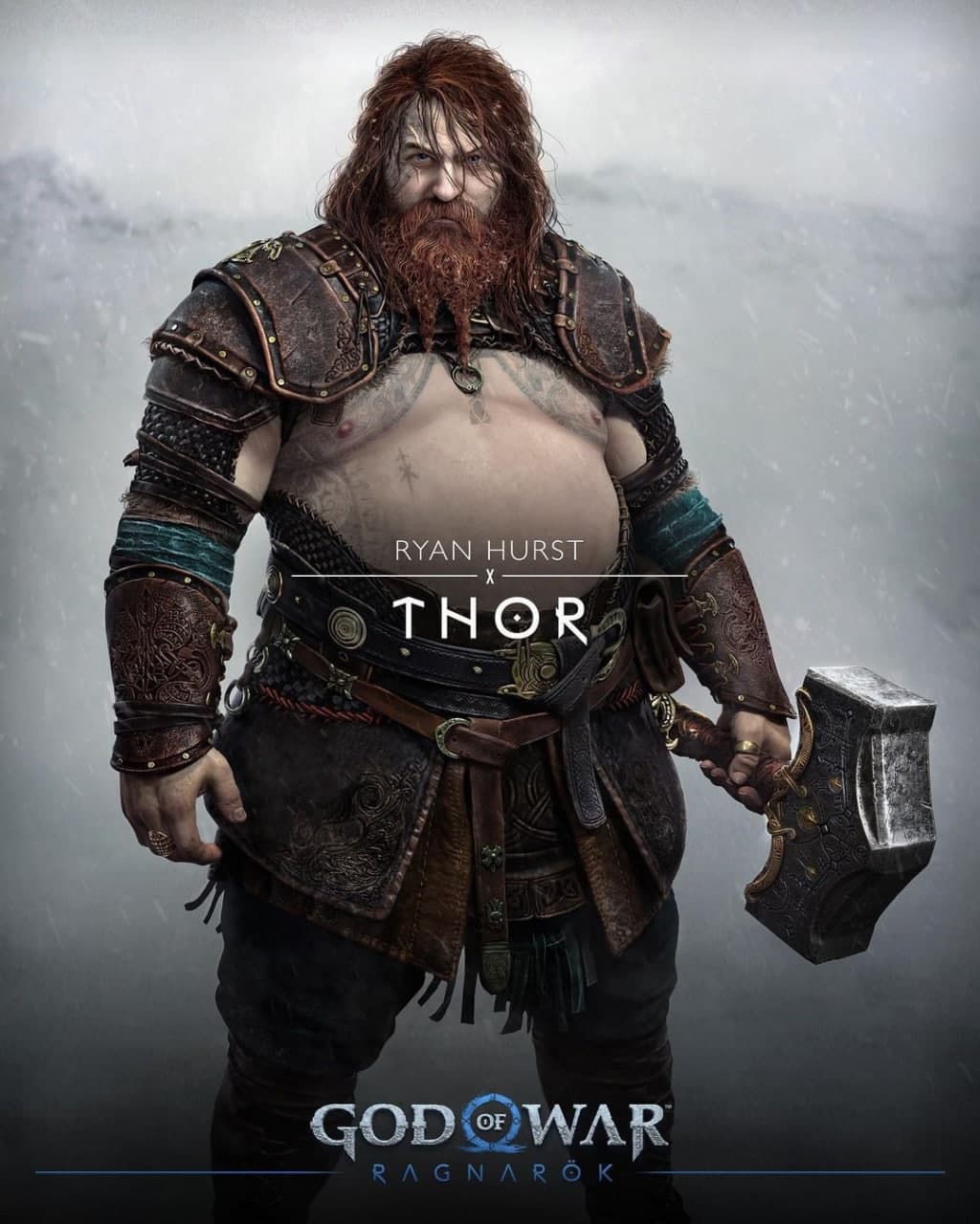 اولین تصویر از شخصیت «ثور» در بازی God of War Ragnarok + پرتره شخصیت‌های اصلی