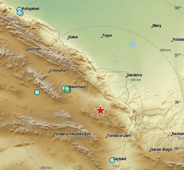 گسل «کشف رود» مسبب زلزله امروز قوچان + جزئیات پس‌لرزه‌ها (۲۲ شهریور ۱۴۰۰)