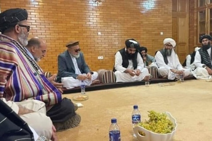 دیدار مقامات طالبان با فرماندهان محلی پنجشیر