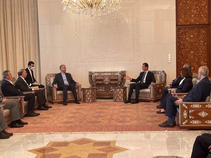دیدار وزیر امور خارجه ایران با بشار اسد