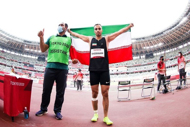 طلای چهارم ایران در پارالمپیک توکیو+ ویدئو| پارادوومیدانی هم طلایی شد