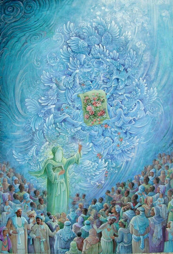 تأملی در تابلوی «پیامبر رحمت» اثر رضا بدرالسما، به مناسبت رحلت رسول اکرم (ص)