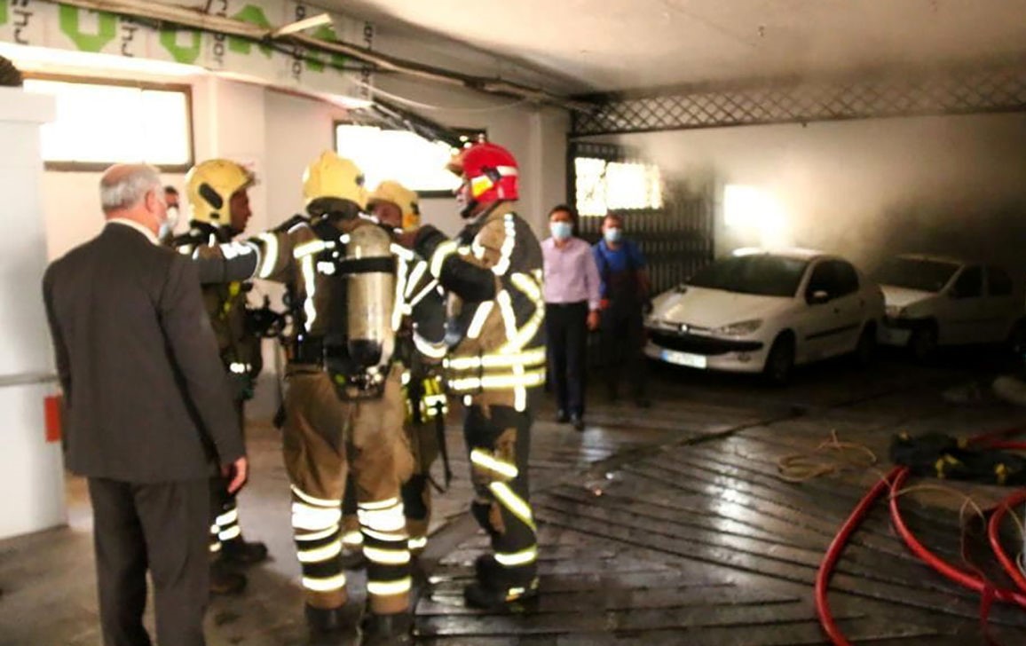 آتش‌سوزی در بیمارستان «دی» تهران + عکس و جزئیات