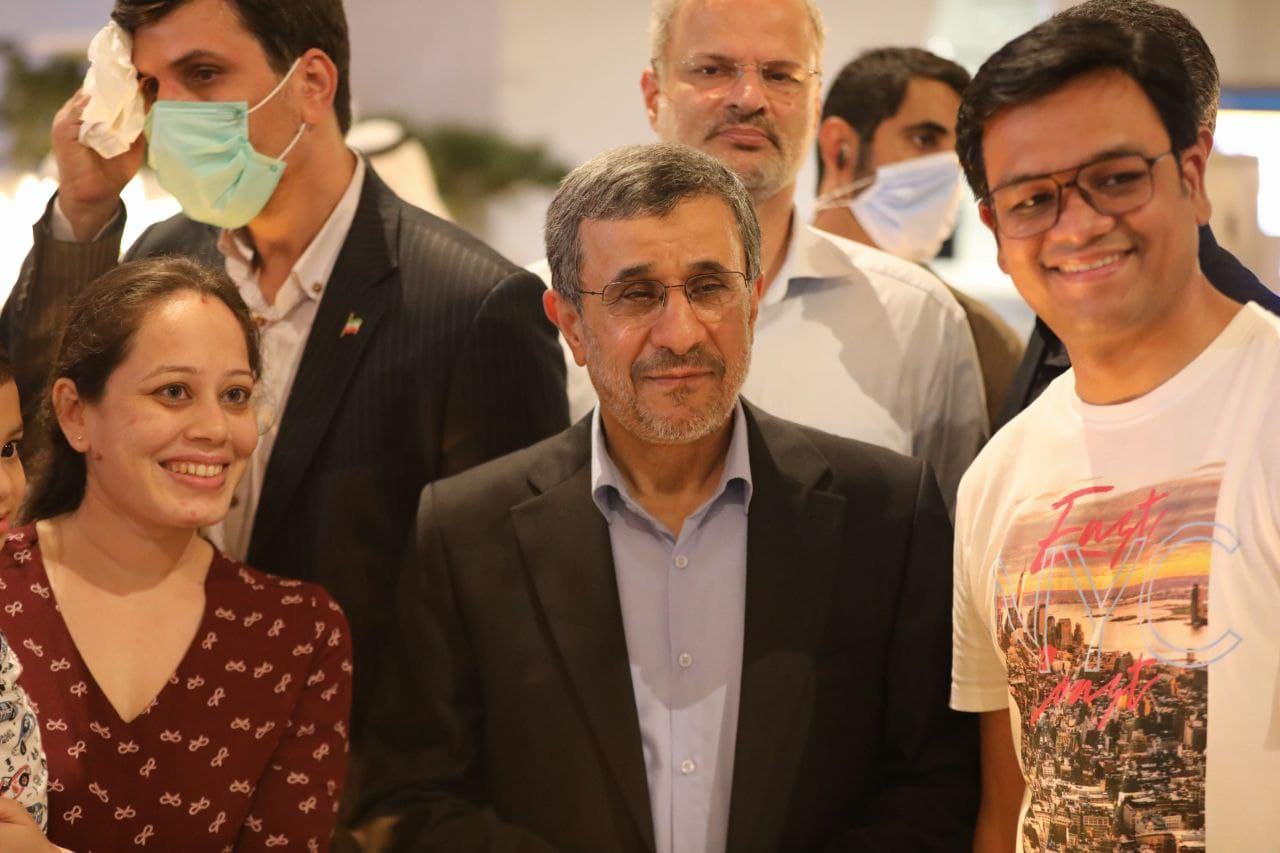 محمود احمدی نژاد در دبی