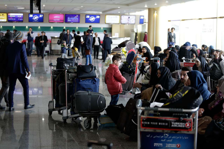 سرگردانی مسافران پروازهای عراق در فرودگاه مشهد