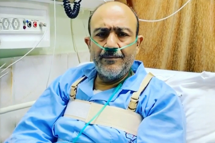 مهران غفوریان پس از عمل جراحی قلب باز: خدا رحم کرد زنده موندم + فیلم