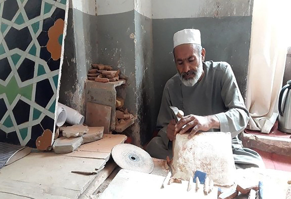 وضعیت ناگوار هنر کاشی‌سازی سنتی در هرات + عکس