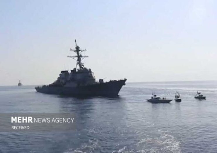 ویدئو | اولین تصاویر عملیات برخورد نیروی دریایی سپاه با ناوهای آمریکایی