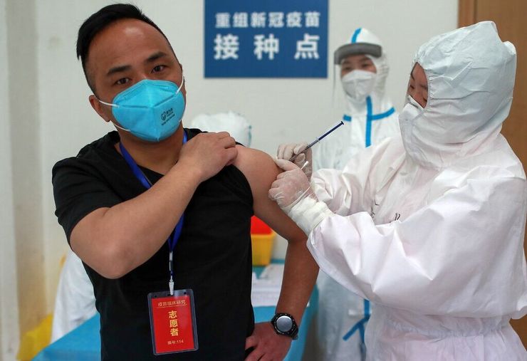 واکسیناسیون مردم چین به ۷۵درصد رسید